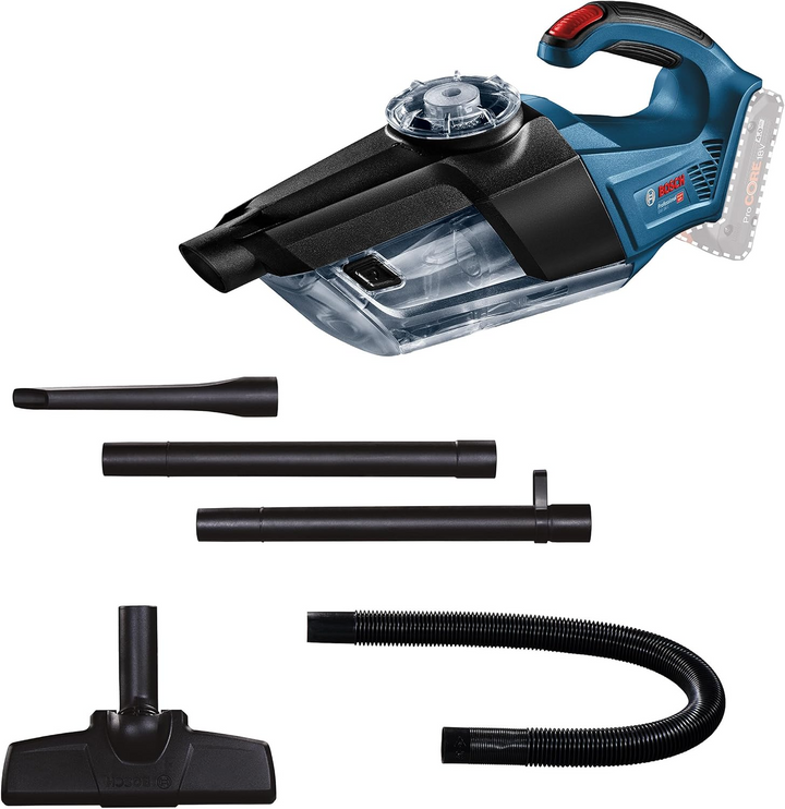 Bosch Professional GAS 18V-1 – 18V Akku-Handstaubsauger mit 0,7 l Behälter & Rotational Airflow