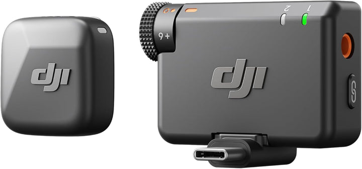 DJI Mic Mini Kabelloses Lavalier Mikrofon – 1 Sender + 1 Empfänger, USB-C, Bluetooth, für Handy & Kamera
