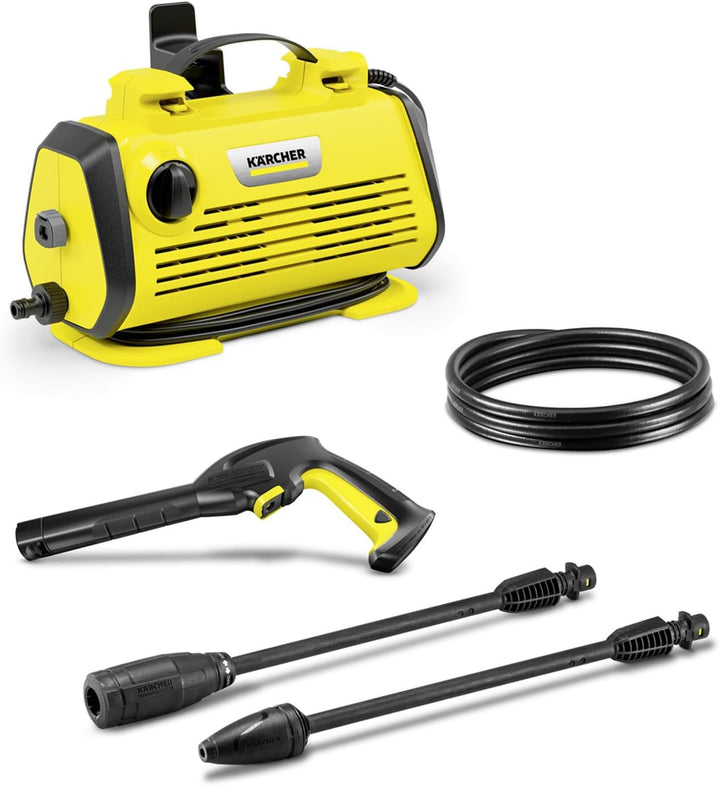 Kärcher K 3 Horizontal Plus – kompakter Hochdruckreiniger mit 120 bar, 380 l/h & Dreckfräser