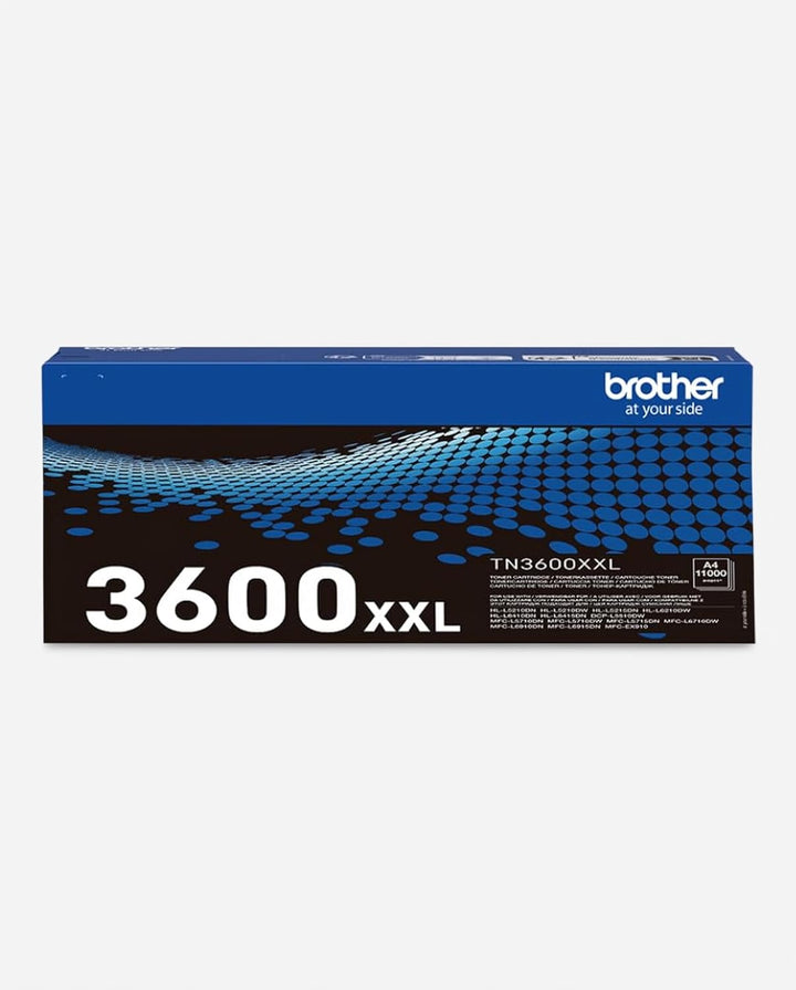 Brother TN-3600XXL – Original Tonerkartusche Schwarz für bis zu 11.000 Seiten