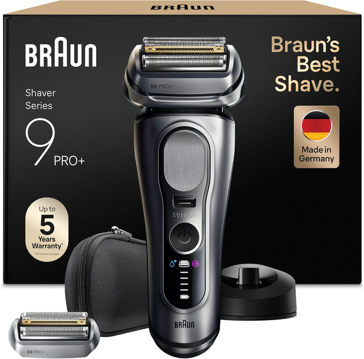 Braun Series 9 PRO+ 9617psi – Premium-Elektrorasierer mit Pro-SensoAdapt, Extra-Scherkopf & Ladestation