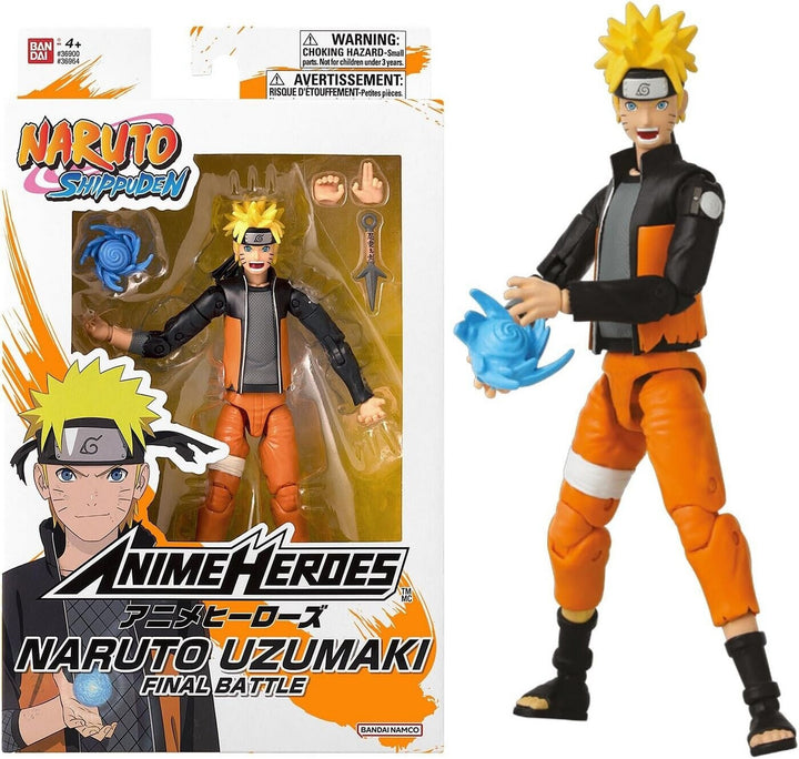 Bandai Naruto Shippuden Naruto Uzumaki Final Battle Figur – 17 cm Anime Sammelfigur