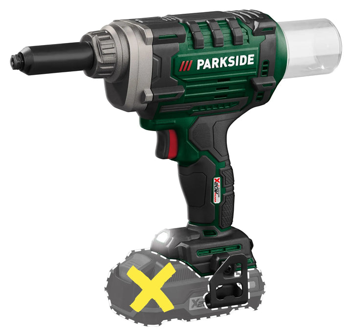 PARKSIDE PABNSG 20-Li A1 – 20V Akku-Blindnietsetzgerät mit Brushless-Motor & 10 kN Setzkraft