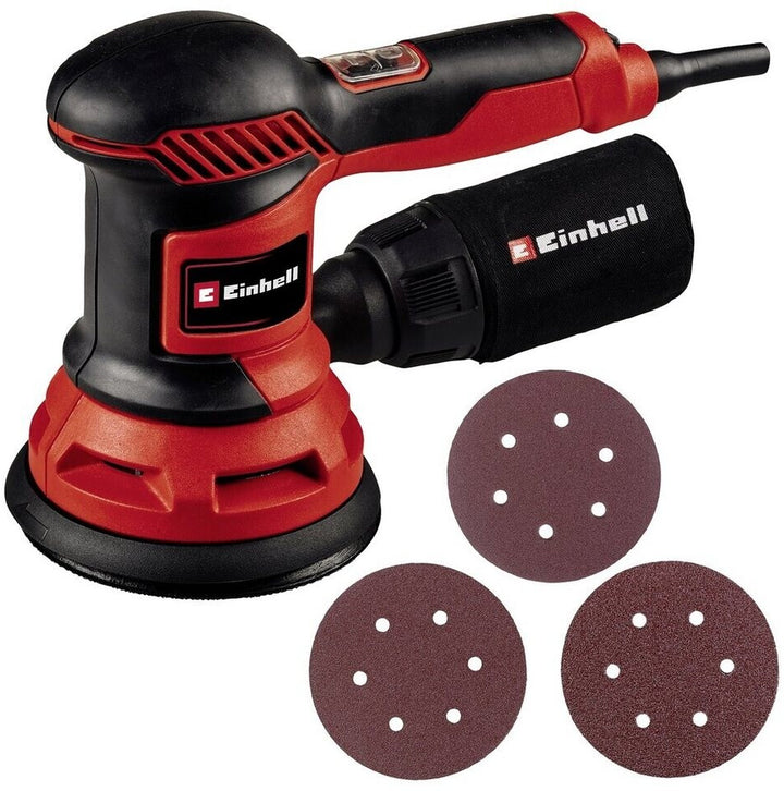 Einhell TC-RS 425 E Exzenterschleifer – 425W Schleifmaschine mit Drehzahlregelung