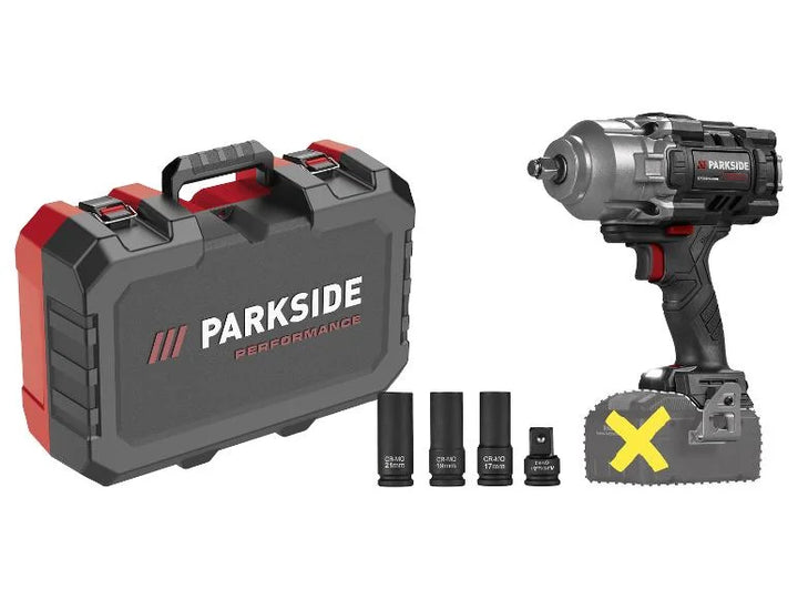PARKSIDE PERFORMANCE PASSP 20-Li C4 – 20V Akku-Drehschlagschrauber mit 1.356 Nm & 1/2"-Vierkant