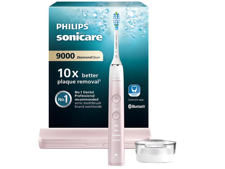 Philips Sonicare DiamondClean 9000 HX9911/84 – Schallzahnbürste mit 4 Modi, Drucksensor & App