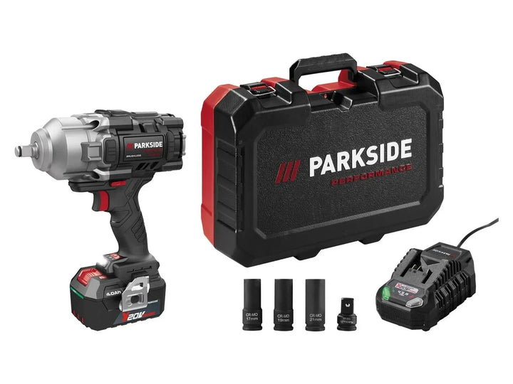 Parkside PERFORMANCE PASSP 20-Li C4 mit Akku und Ladegerät